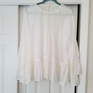 NWOT Goodnight Macaroon Bell Sleeve Top